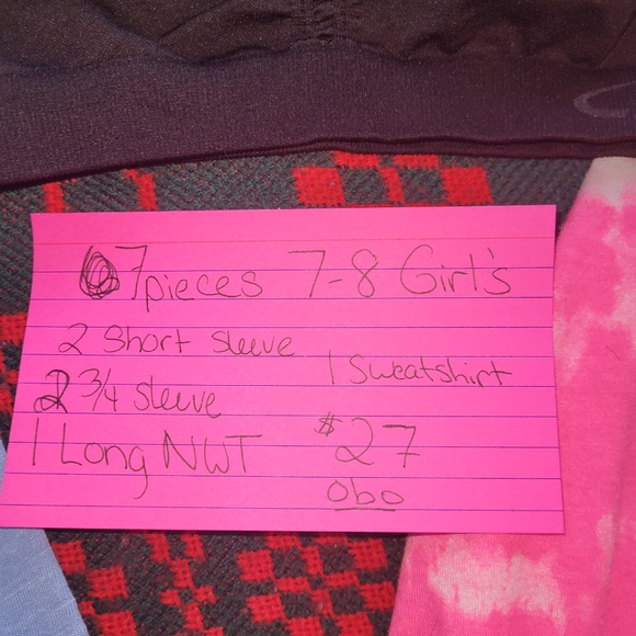 Girls 7-8 bundle deal tops - Picture 7 of 7